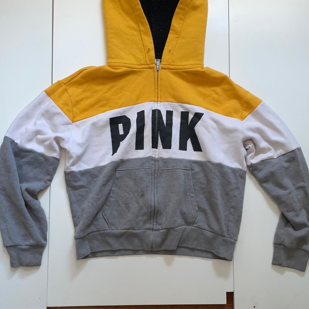 PINK zip up hoodie